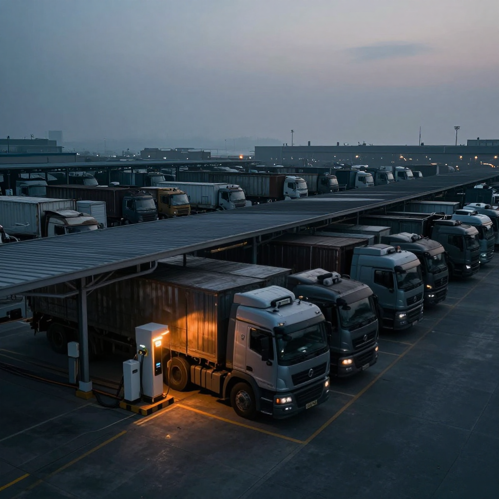 Trucks don't charge like taxis — and that's the whole electric-freight opportunity